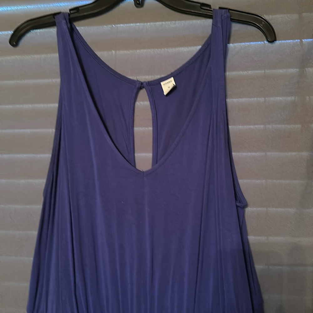Maxi navy dress